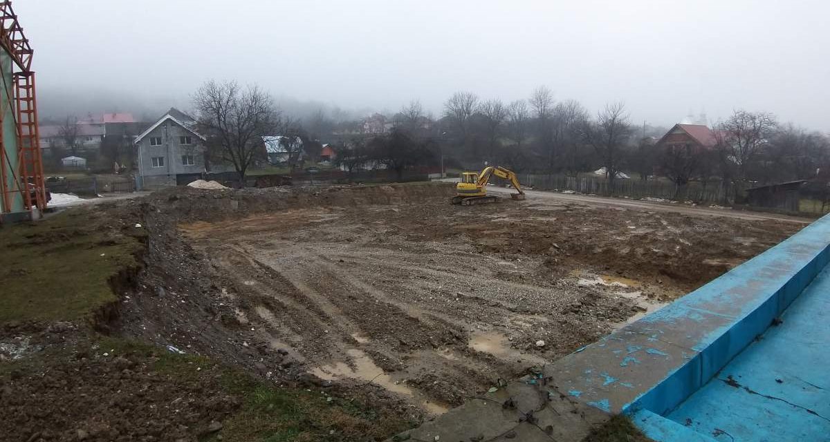 WE HAVE STARTED CONSTRUCTION WORK ON THE SWIMMING POOL IN NUCET